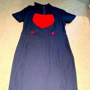 The Heart Dress, vintage inspired wiggle dress. Perfect date night! Pinup dress